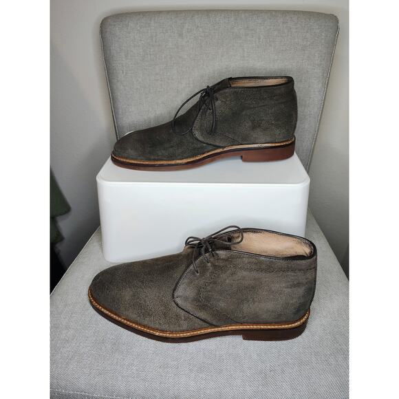 Aston Grey Uptown Gray Suede Leather Lace Up Oxford Shoes main image 6